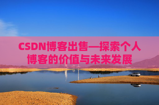 CSDN博客出售—探索个人博客的价值与未来发展